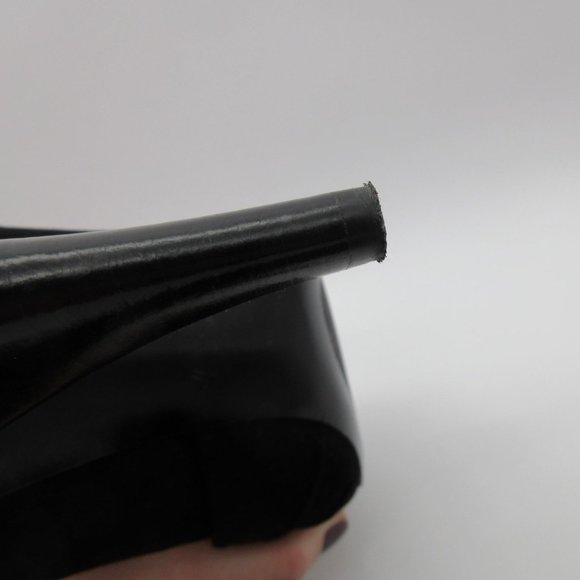 Via Spiga women's Italian suede pleated vamp high heel Mary‎ Jane pumps 8.5 - Picture 12 of 14